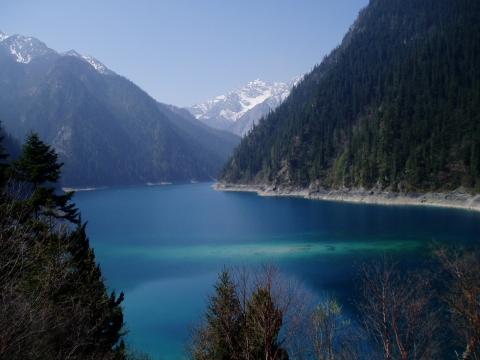 Jiuzhaigou NP Long Lake auf 3103 m - (China, Chengdu, Sichuan)