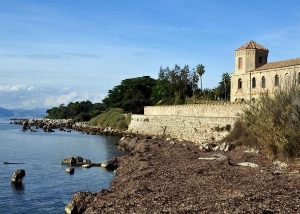 Ile Saint Honorat vor Cannes, Frankreich - (Frankreich, Mittelmeer, Cote d Azur)