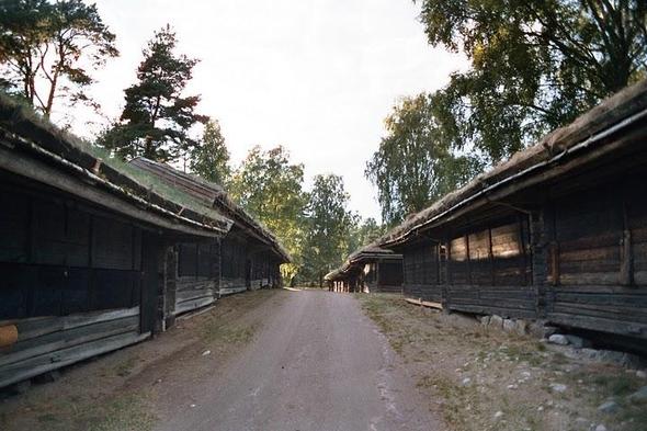 alte vikionger einkaufstrasse - (Europa, Skandinavien, Schweden)