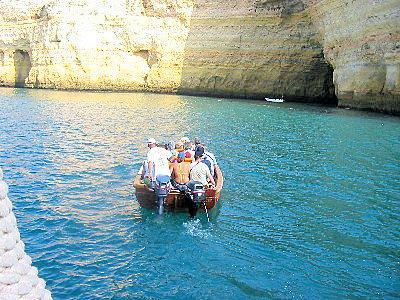 Grottenboottour - (Restaurant, Portugal, Sommer)