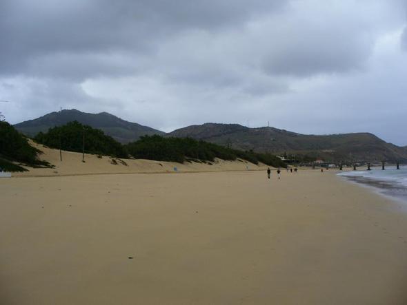 Sandstrand auf Porto Santo, ca. 8 km lang - (Insel, Empfehlung, Portugal)