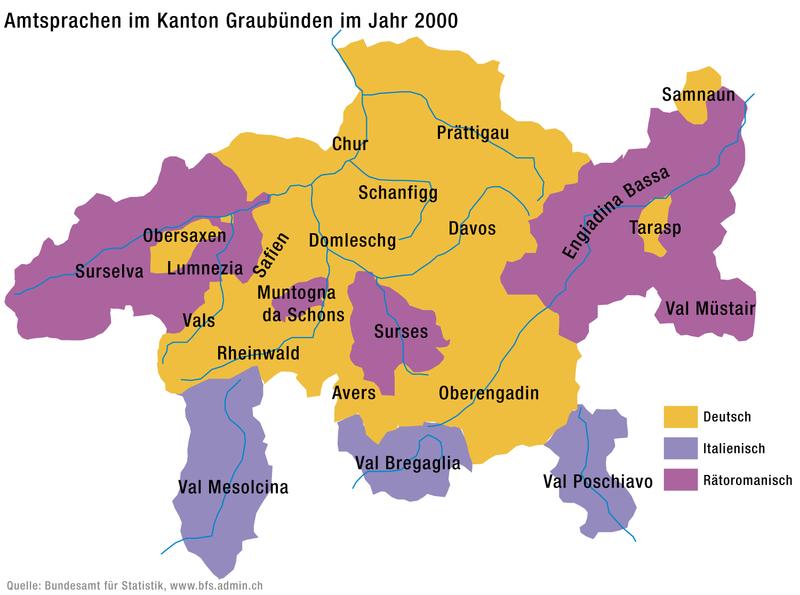 Gibt es in der Schweiz  eine Art Dreispracheneck Kultur 