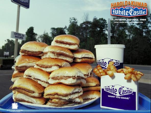 White Castle Burger - (USA, Amerika, Fast-Food)