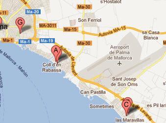 Mallorca Karte - (Reise, Spanien, Städtereise)