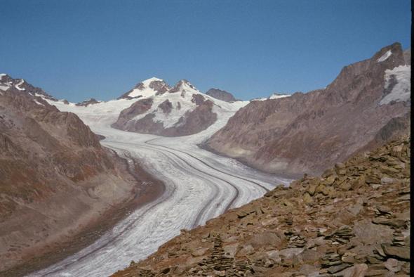 Aletschgletscher - (Natur, Landschaft, Filmkulisse)