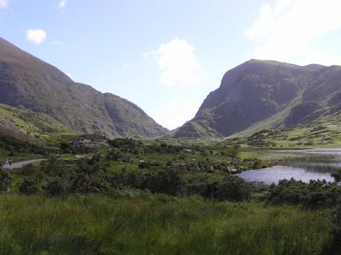 Die Gap of Dunloe nahe Killarney - (Wandern, Irland)