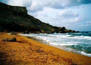 Roter Strandsand in San Blas Bay - (Europa, Strand, roter-strand)