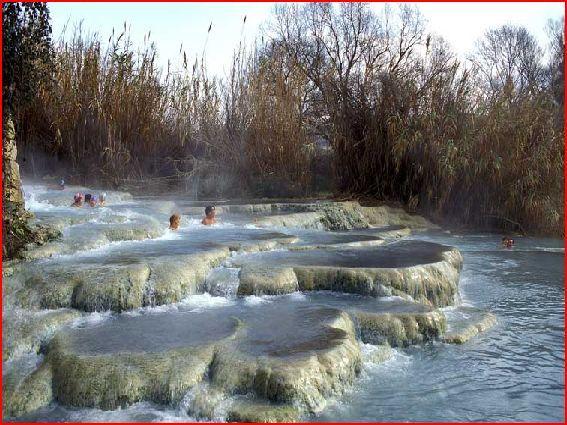 Saturnia - (Italien, Thermalbad, Terme di Saturnia)