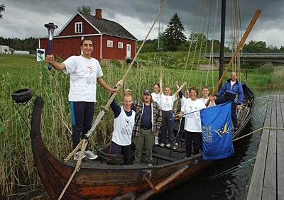 vikinger in nysäter haus am see - (Schweden, Kanu, Storfors)