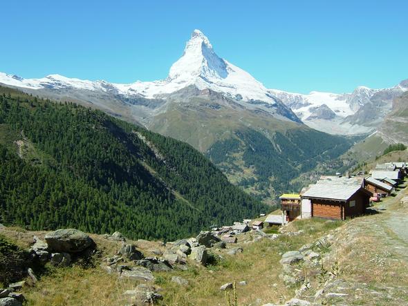 Findeln mit Matterhorn - (Reiseveranstalter, Bahnreise, Hochzeitsreise)