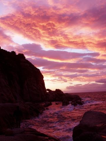 Sonnenuntergang - (Italien, Urlaub, Strand)