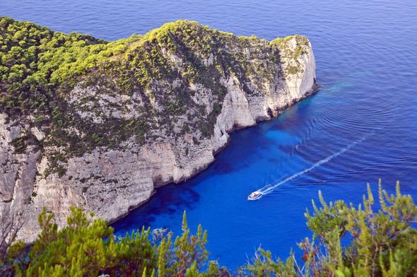 Die Shipwreck Bay, Zakynthos - (Insel, Strand, Griechenland)