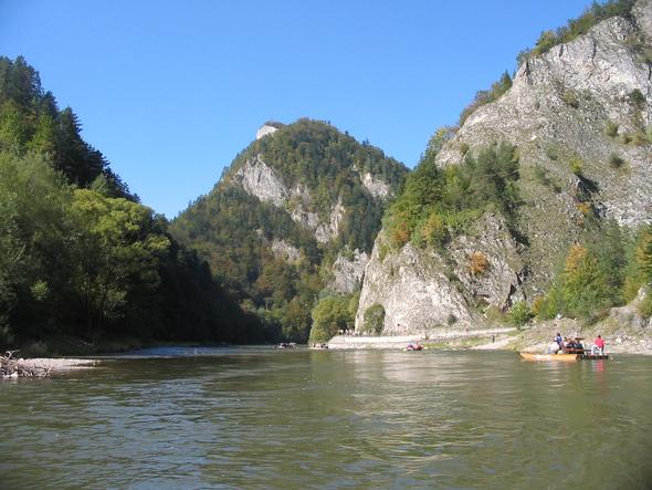 Landschaft und Fluss bei Krakau - (Europa, Reiseziel, Polen)