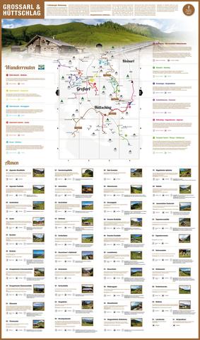Wanderkarte Großarltal - (Europa, Österreich, Wandern)