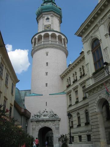 Wasserturm im Zentrum von Sopron (Ödenburg) in Ungarn. - (Sehenswürdigkeiten, Ungarn, Wasserturm)