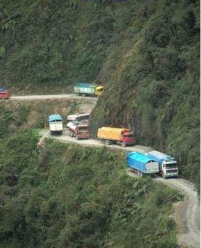 yungas road - (Natur, Landschaft, Bolivien)