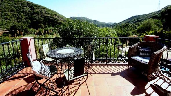 Ausblick vom Balkon - (Spanien, Wein, Andalusien)