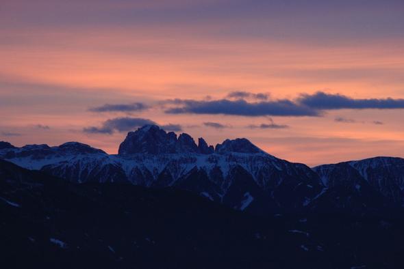 Abendstimmung - (Winter, Sport, Ski)