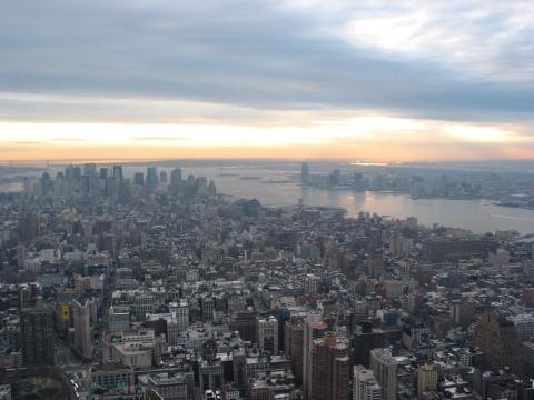 Blick vom Empire State Building - (USA, Städtereise, New York)
