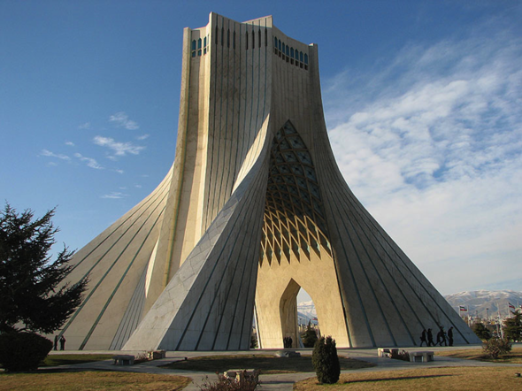azadi turm, teheran - (Iran, Persien)