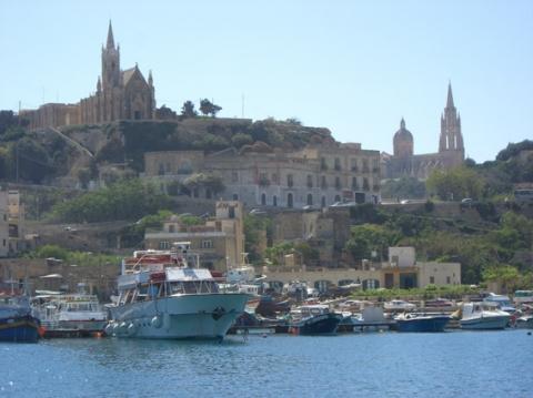 Anfahrt auf Gozo - (Insel, Malta, mieten)