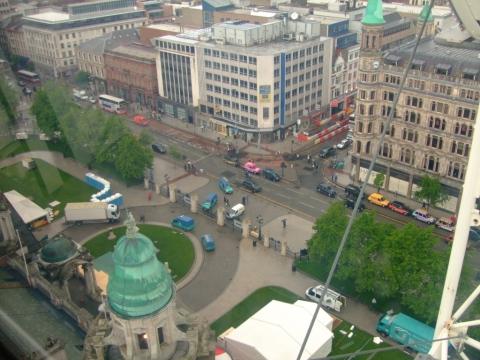 Belfast vom Riesenrad aus - (Sehenswürdigkeiten, Städtereise, Irland)
