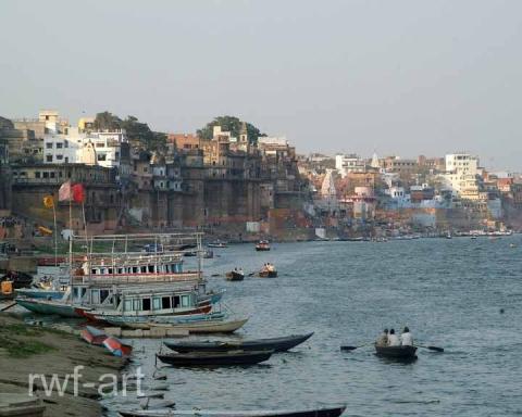 Varanasi am Ganges - (Asien, Indien, Gesundheit)