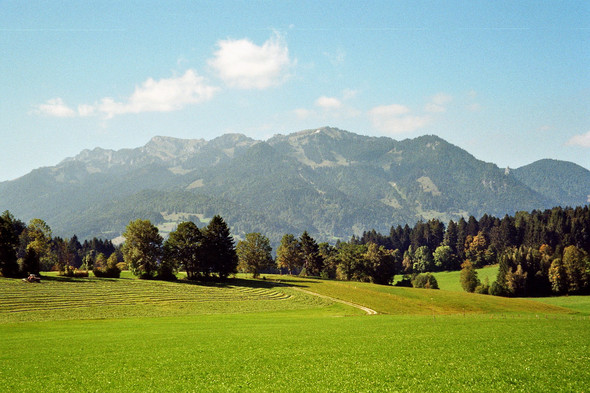 Blick zum Brauneck/Lenggries - (Bayern, Wellness, Hoteltipp)