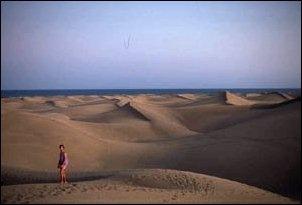 Die Dünen von Maspalomas auf Gran Canaria - (Urlaub, Kanaren, Teneriffa)