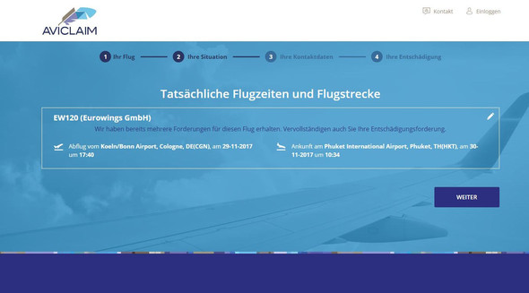 - (Flugreise, Verspätung, Eurowings)