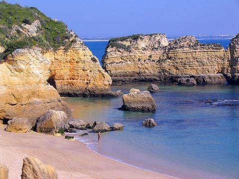 Steilküste bei Lagos - (Wandern, Portugal, Algarve)