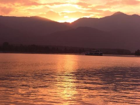 Abend am Wolfgangsee - (Österreich, Reiseziel, Empfehlung)