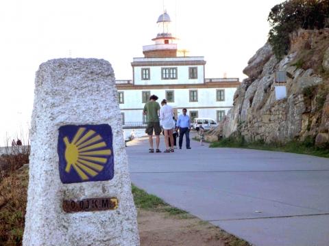 Jakobsweg km 0 in Fisterra - (Reise, Urlaub, Spanien)