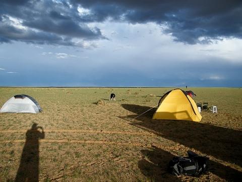 in der Gobi - (Anbieter, Mountainbike, Mongolei)