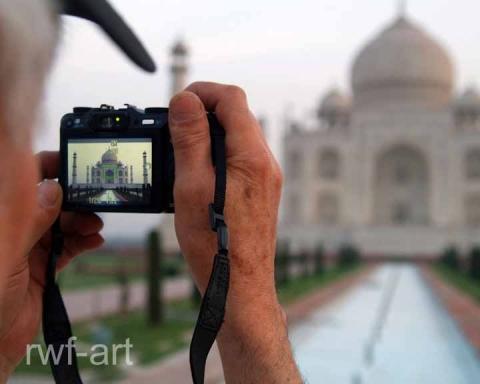 Taj Mahal im Blick - (Sehenswürdigkeiten, Indien, Agra)