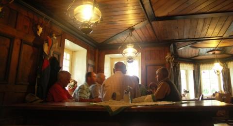 in der Bergfriedhütte - (Wandern, günstig, Camping)
